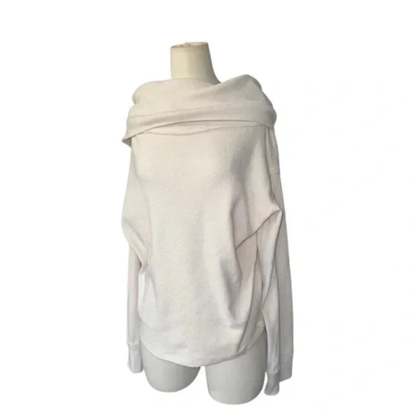 FREE PEOPLE Hazy Heart Thermal Top In White - Picture 6 of 8